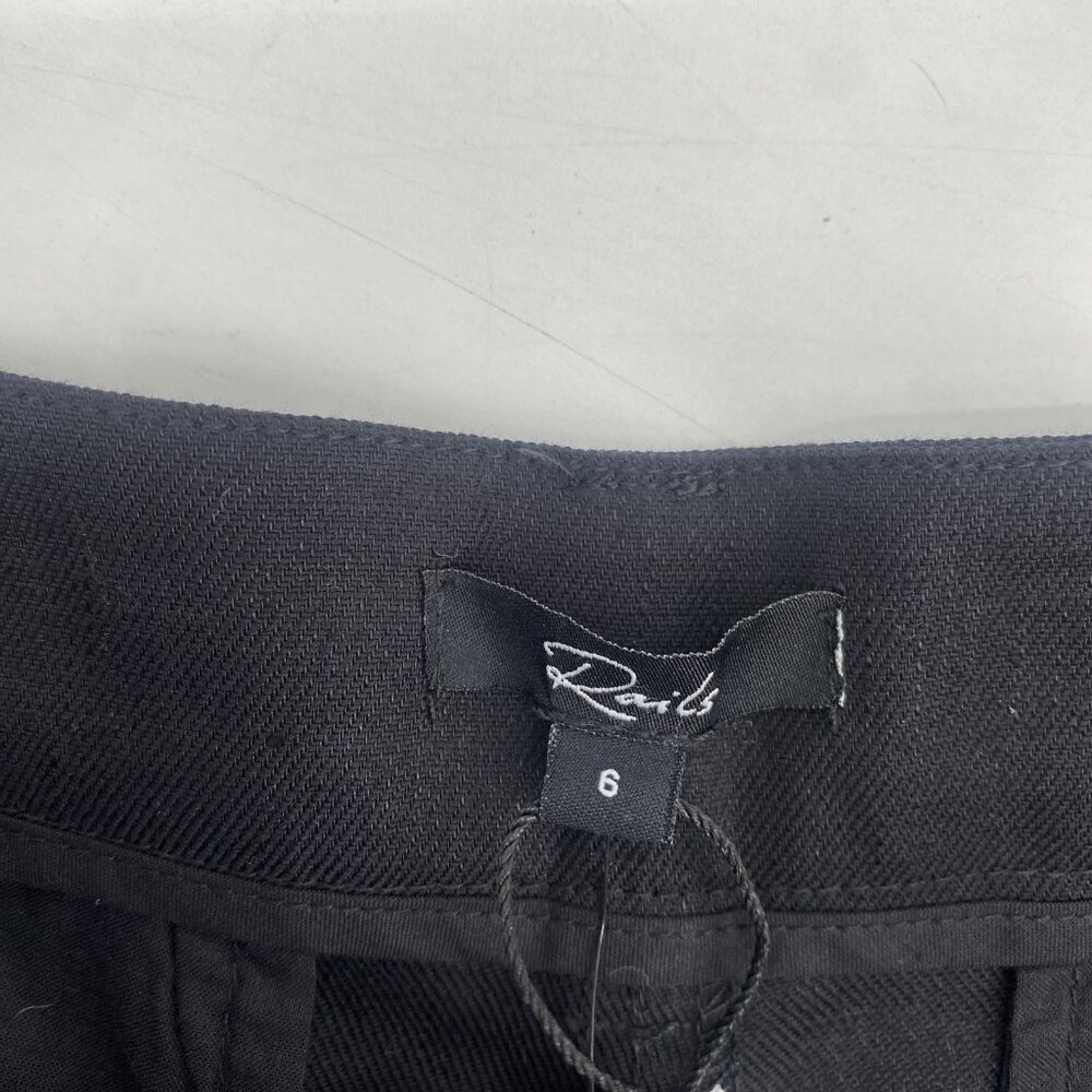 Rails Size 6 Black Marnie Linen Wide Leg Trouser Pant NWT - Picture 13 of 16